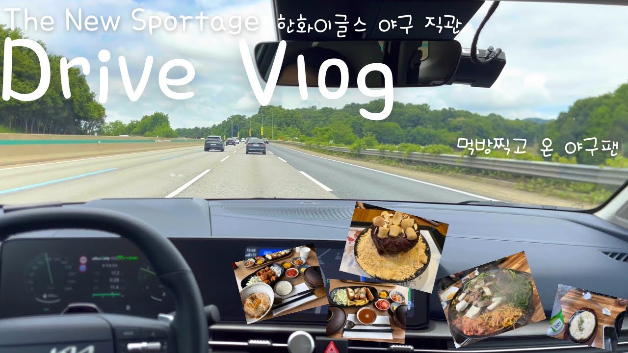 [vlog] 주행브이로그ㅣ한화이글스ㅣ야구장직관ㅣ기아ㅣ더뉴스포티지ㅣ스포티지