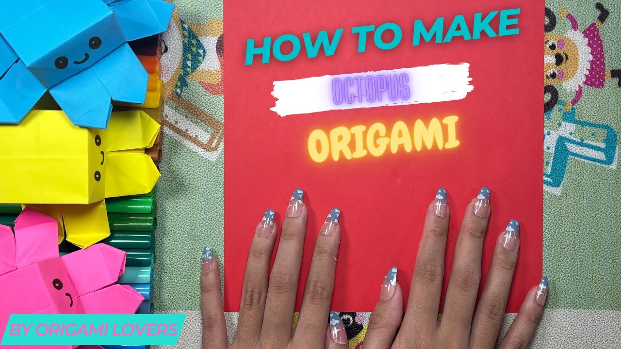 DIY origami octopus _how to make origami paper octopus | #origamilovers #origami #papercraft