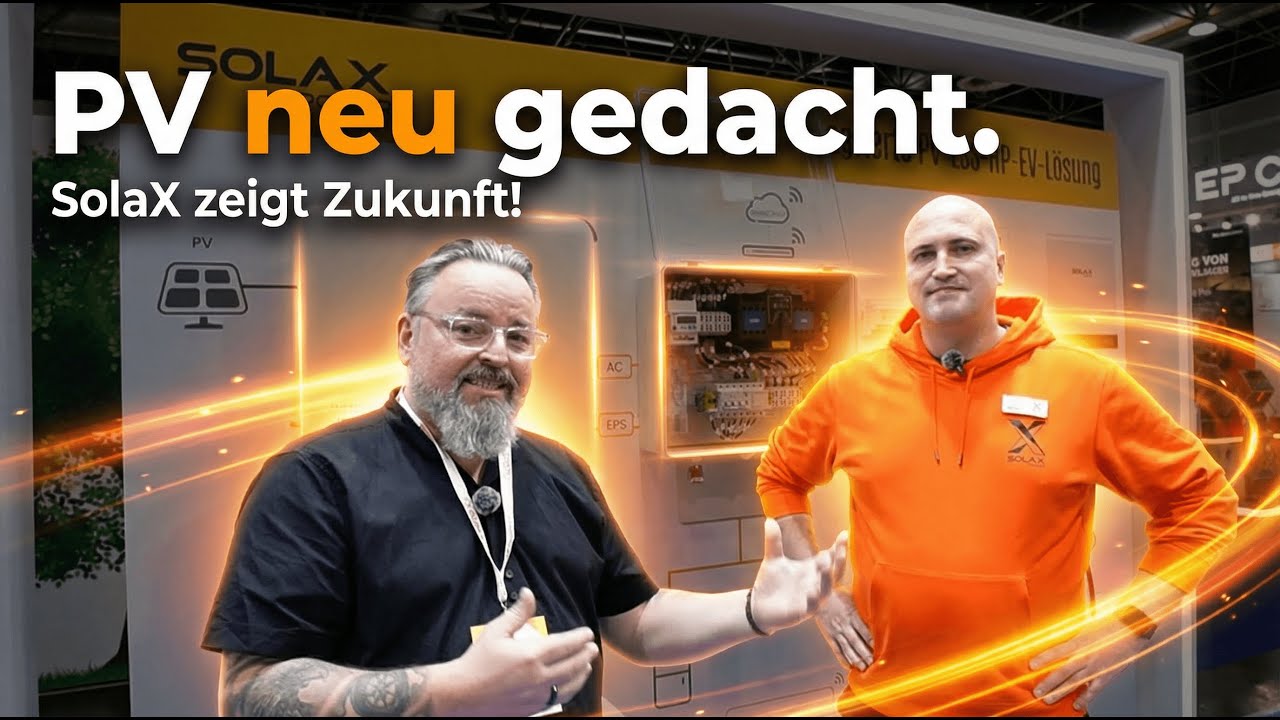 SolaX zeigt die Zukunft: Speicher, Notstrom, DC-Wallbox & Wärmepumpe – alles in einer App!