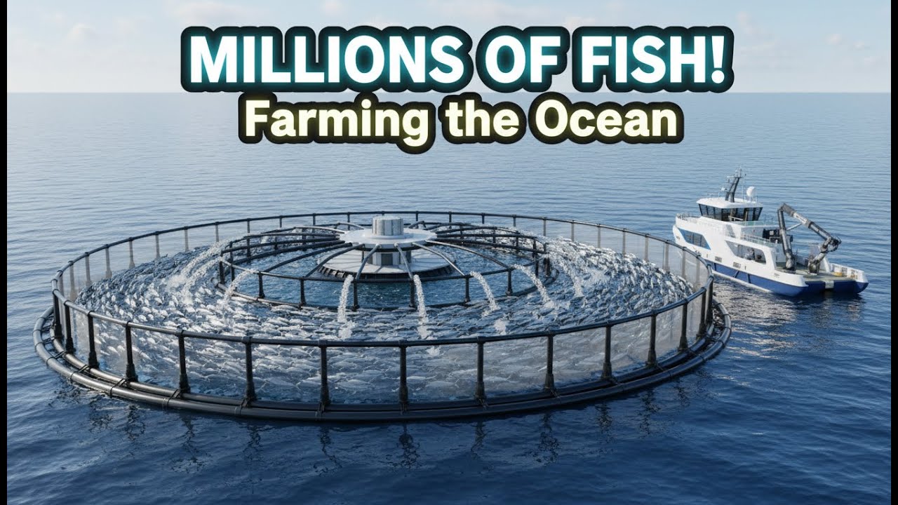 Inside Mega Fish Farms  How Floating Cages Feed Millions Worldwide