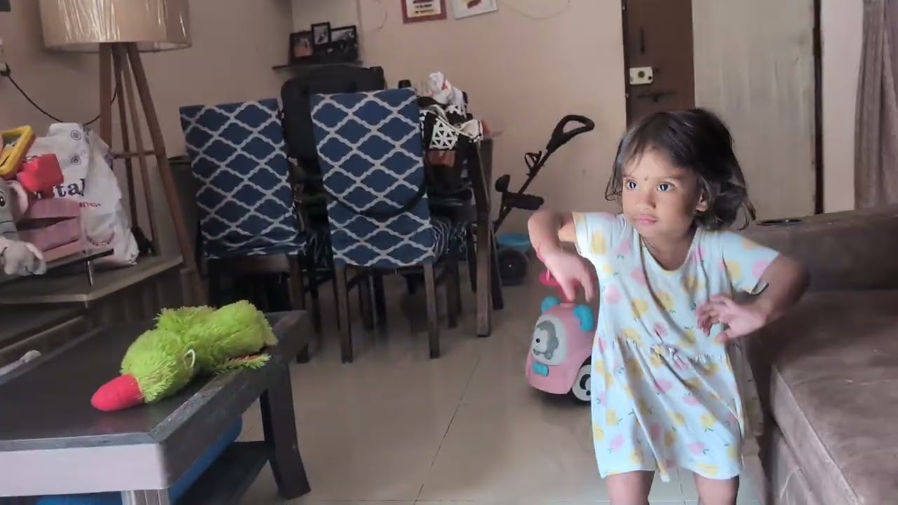 Adrija morning dance routine #cutebaby #dancevideo #kiddance #girldance #toddlers 