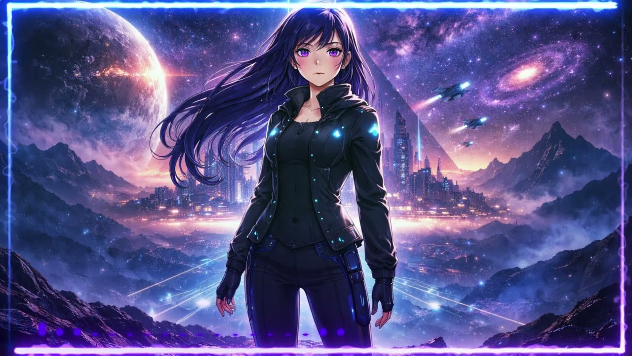 Cosmic Melodic Techno Mix Futuristic EDM for Focus & Night Drive