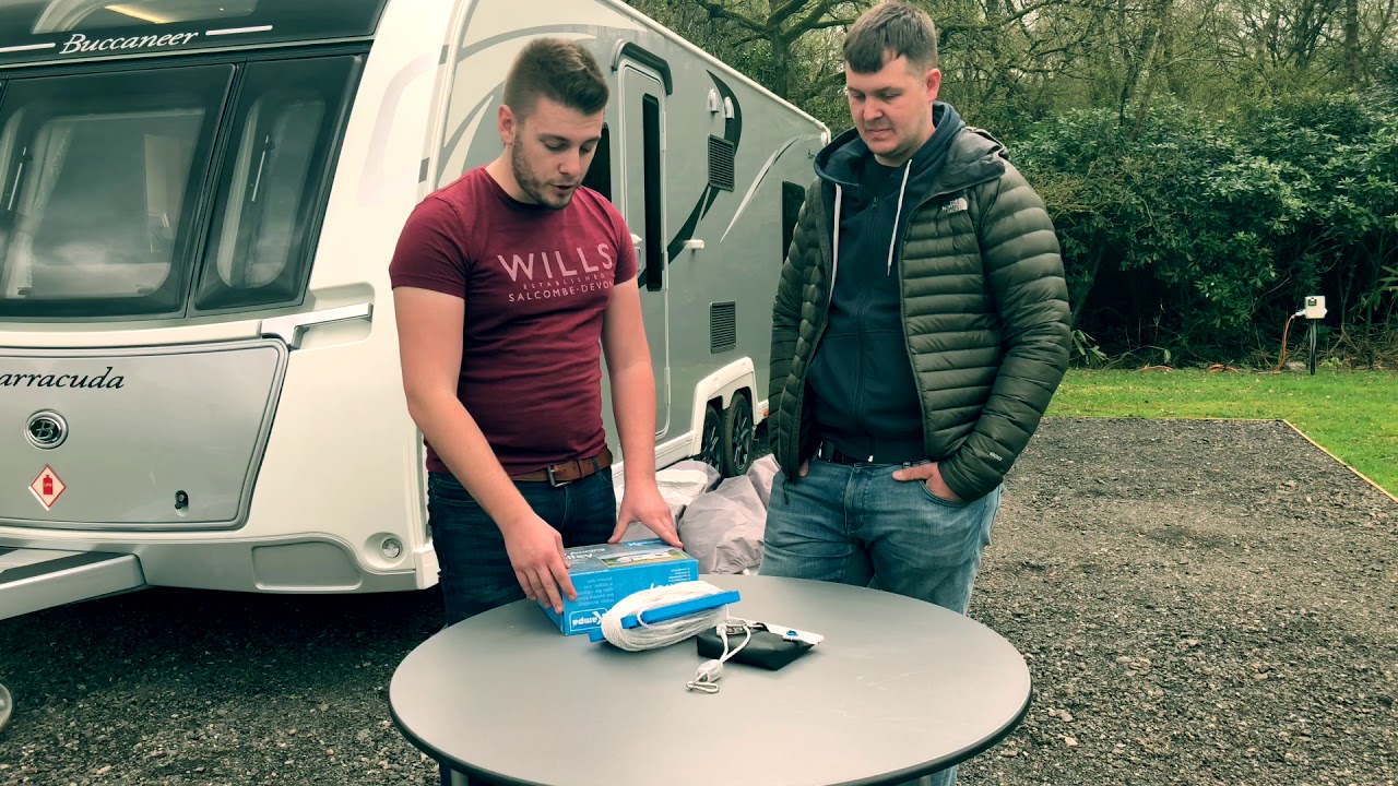 Демонстрация и обзор системы складывания тентов Kampa Easy Awning Pulley!