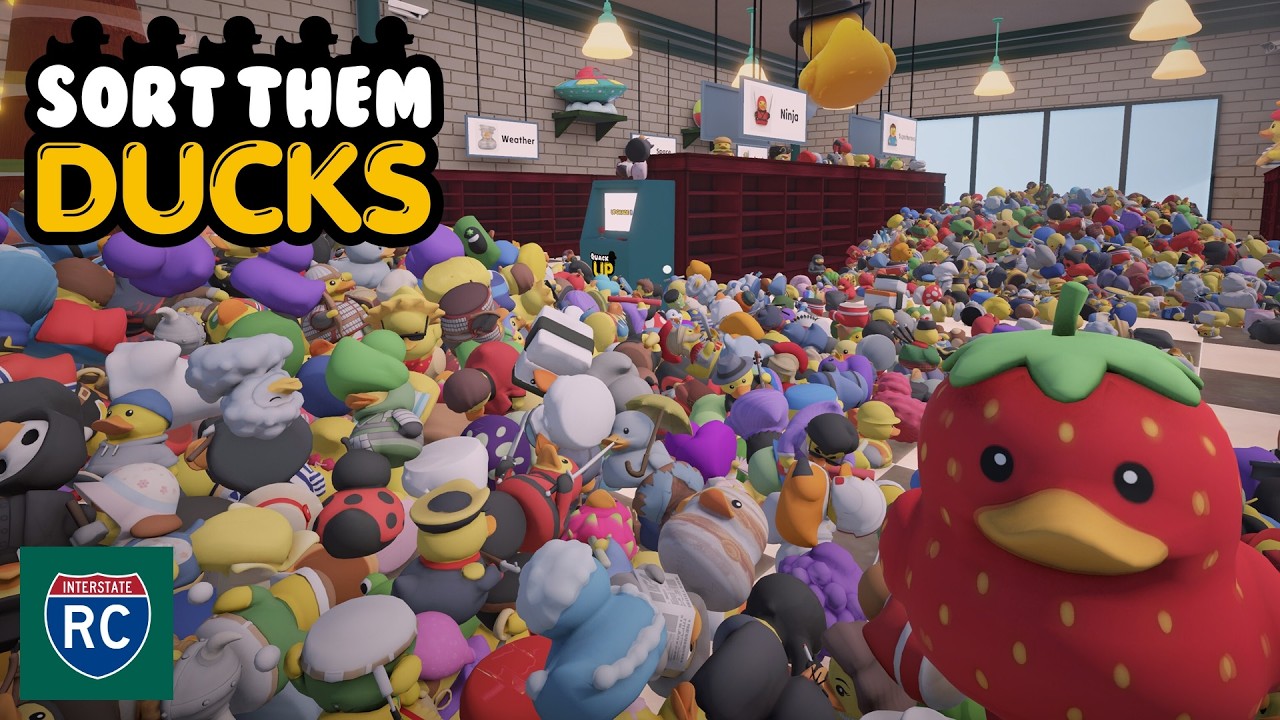 It's Time to Clean Up Over 4,000 Ducks!  Sort Them Ducks First Look Live! - Episode 1