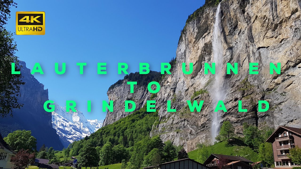 Lauterbrunnen to Grindelwald | Scenic Swiss Drive | BMW M2 Competition |Go Pro 4K 60 fps |  Relaxing