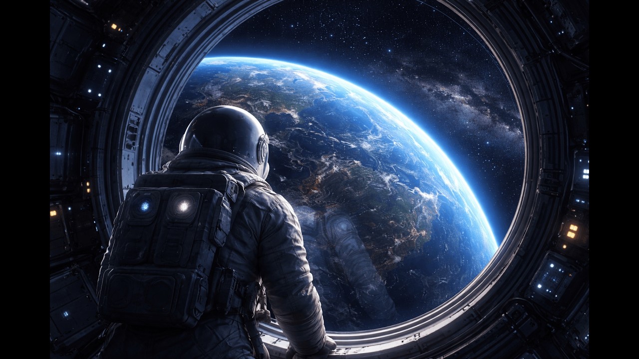 Floating Above Earth 🌍 Space Lofi Beats to Study, Relax & Dream #LofiBeats #spacelofi #StudyMusic