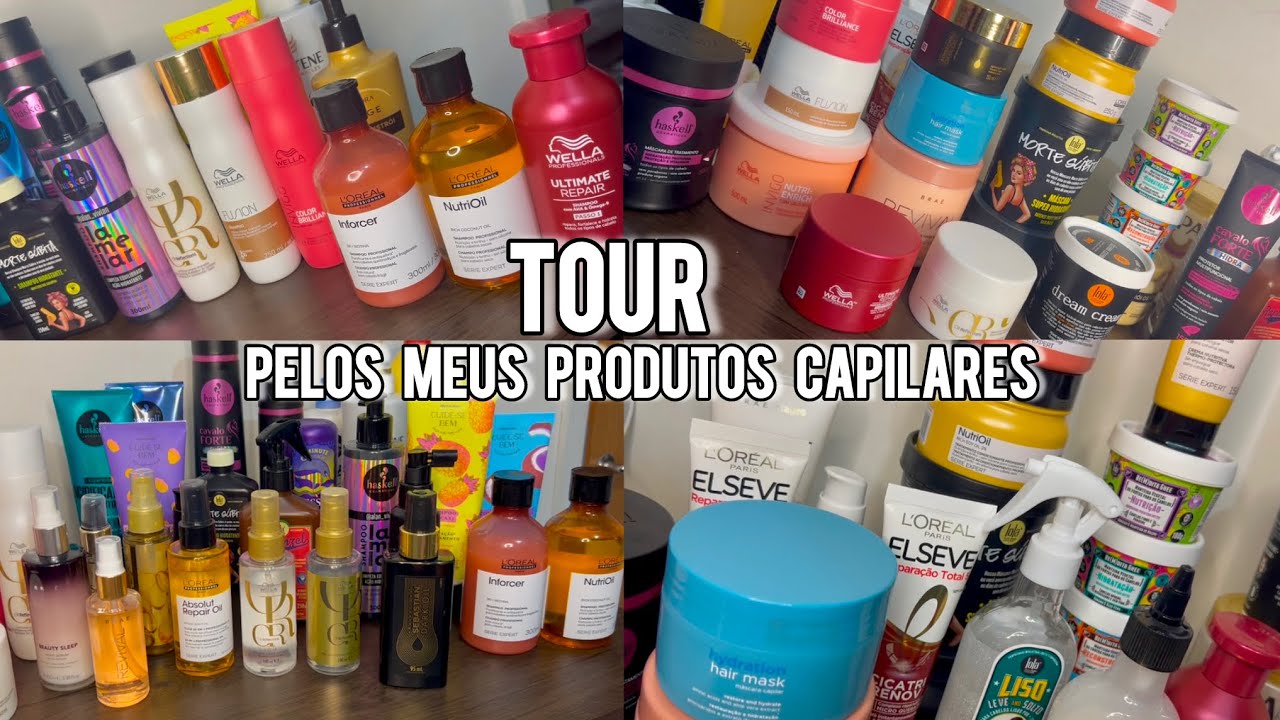 TOUR PELOS MEUS PRODUTOS CAPILARES *atualizado* 🩷