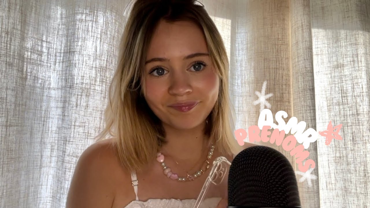 ASMR ᯓ★ je chuchote vos prénoms (30k!!)