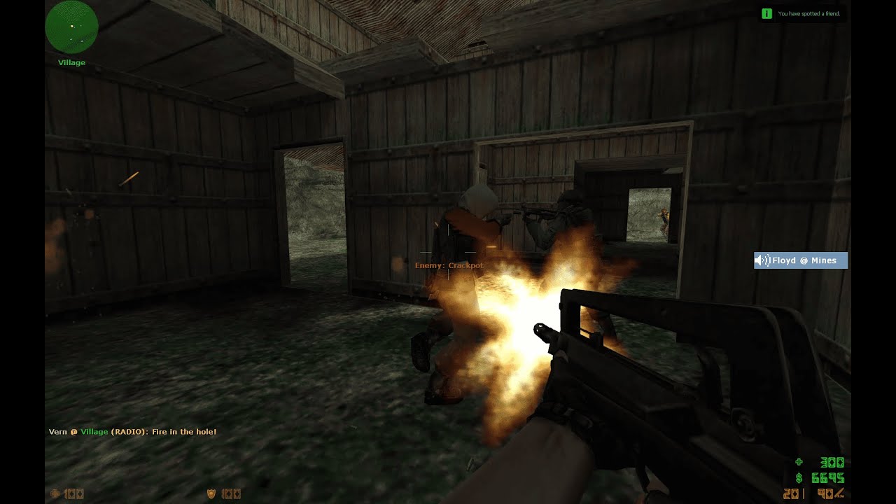 Counter-Strike Condition Zero Game | Easy Mode | Tour of Duty 5 | Downed Map Gameplay