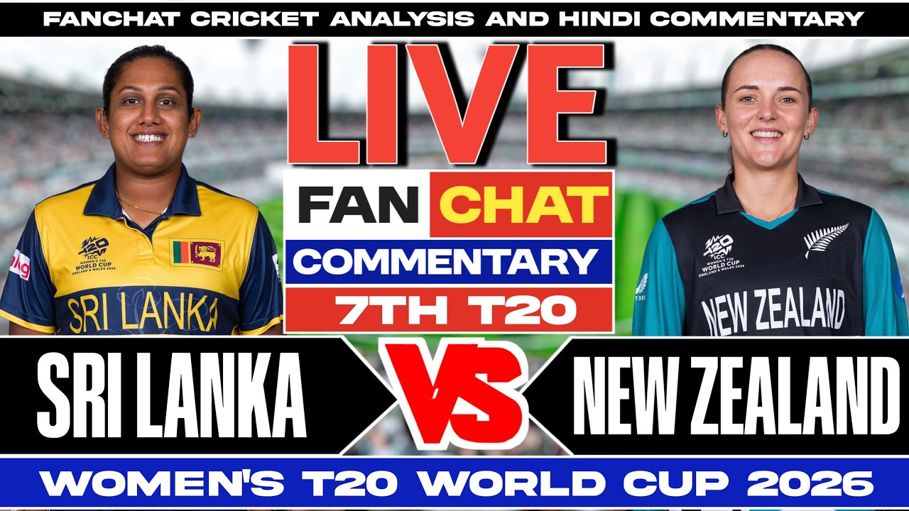 New Zealand Women vs Sri Lanka Women | NZ-W vs SL-W | 7th t20 | Live Commentary | Live Fanchat