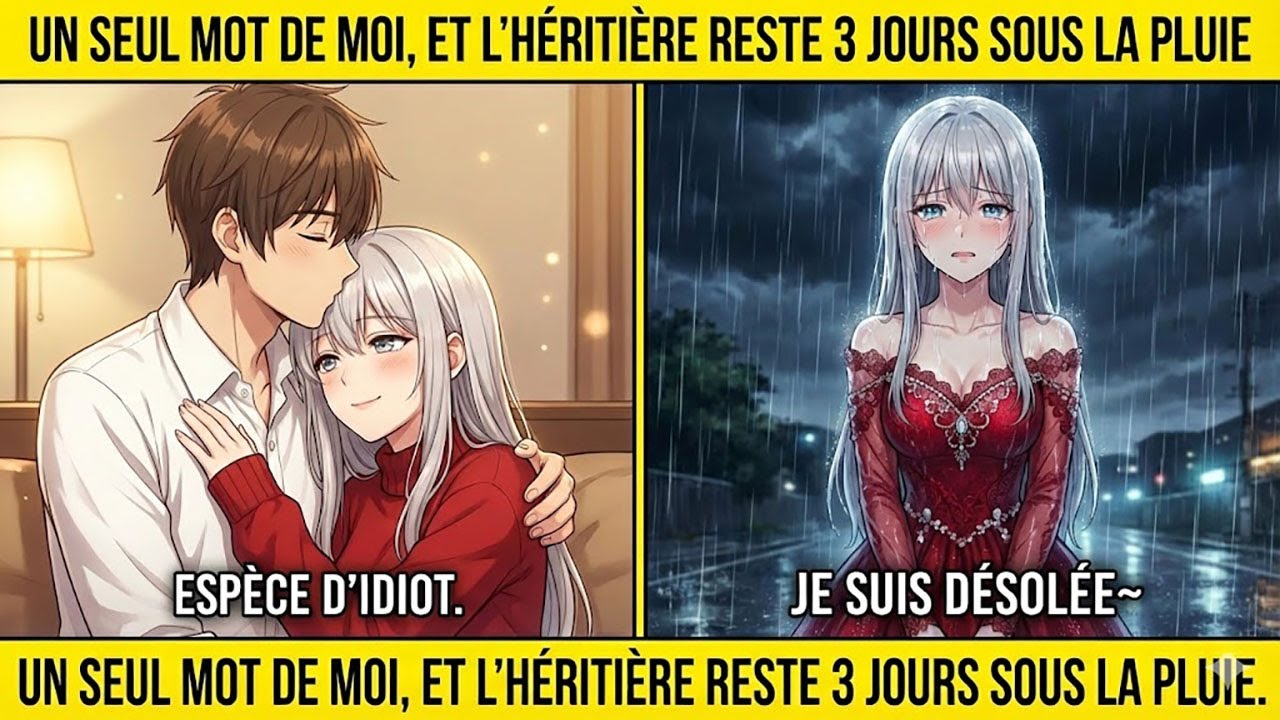 Un seul mot de moi, et l'héritière reste 3 jours sous la pluie