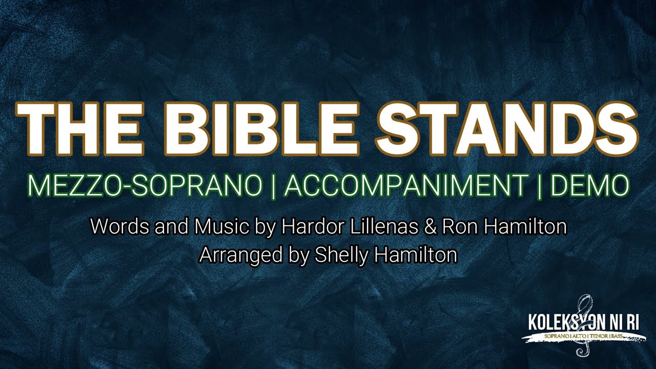 The Bible Stands | Mezzo-Soprano | Vocal Guide by Sis. Marisol Jacosalem