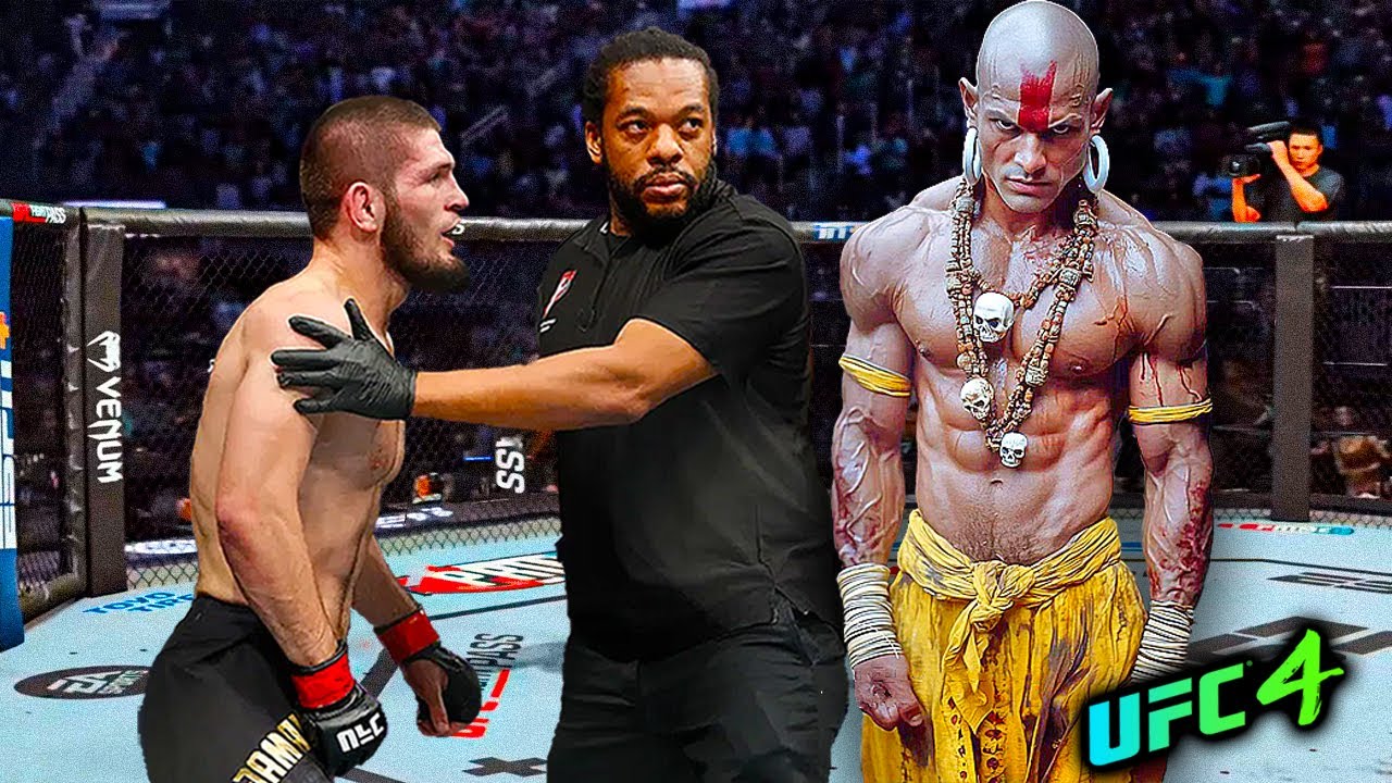 Хабиб Нурмагомедов против Каннибала Монка (EA Sports UFC 4)