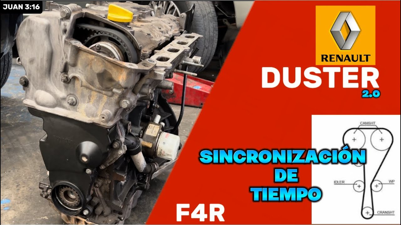 TIEMPO DE RENAULT DUSTER 2.0 | DISTRIBUCIÓN DEL MOTOR F4R