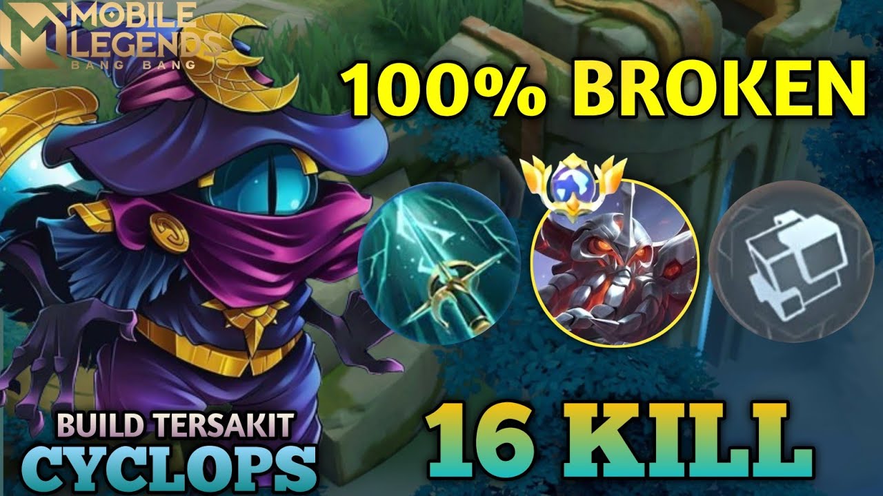 MANIAC🔥CYCLOPS NO COOLDOWN HANCURK4N META BANE SUPER AGRESIF | BEST BUILD CYCLOPS - Mobile Legends