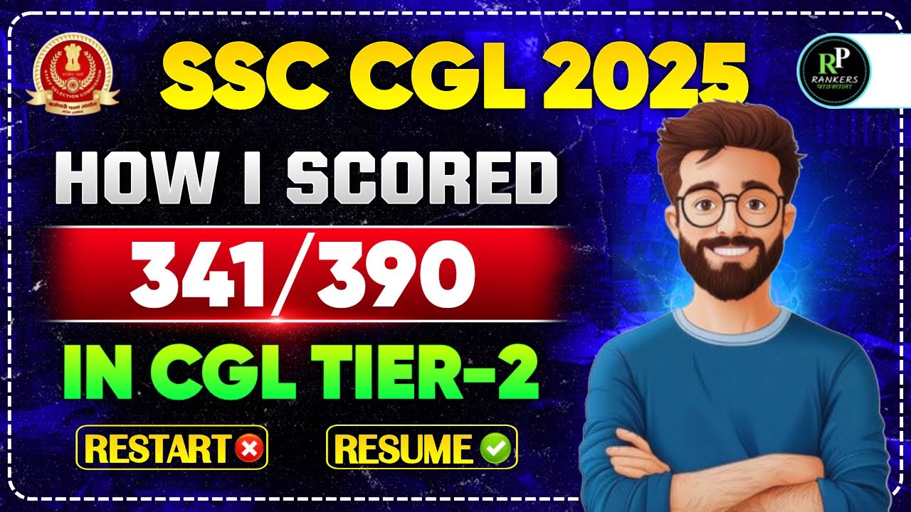 SSC CGL 2025 Mains Strategy to Score 340+ Marks |  RANKERS PATHSHALA