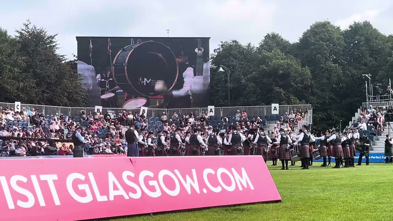 Field Marshall Montgomery Pipeband, MSR World Pipeband Championships 2025 Glasgow￼