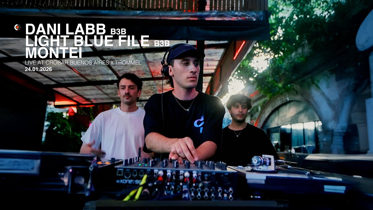 Dani Labb b3b Light Blue File b3b Montei | Crobar Club x trommel 24 JAN / 2026