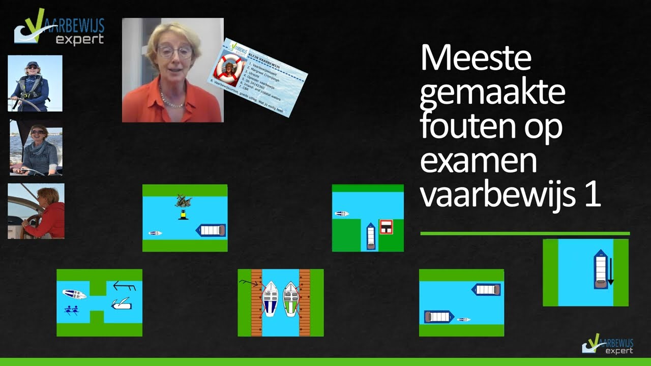 Meest gemaakte fouten tijdens het vaarbewijsexamen