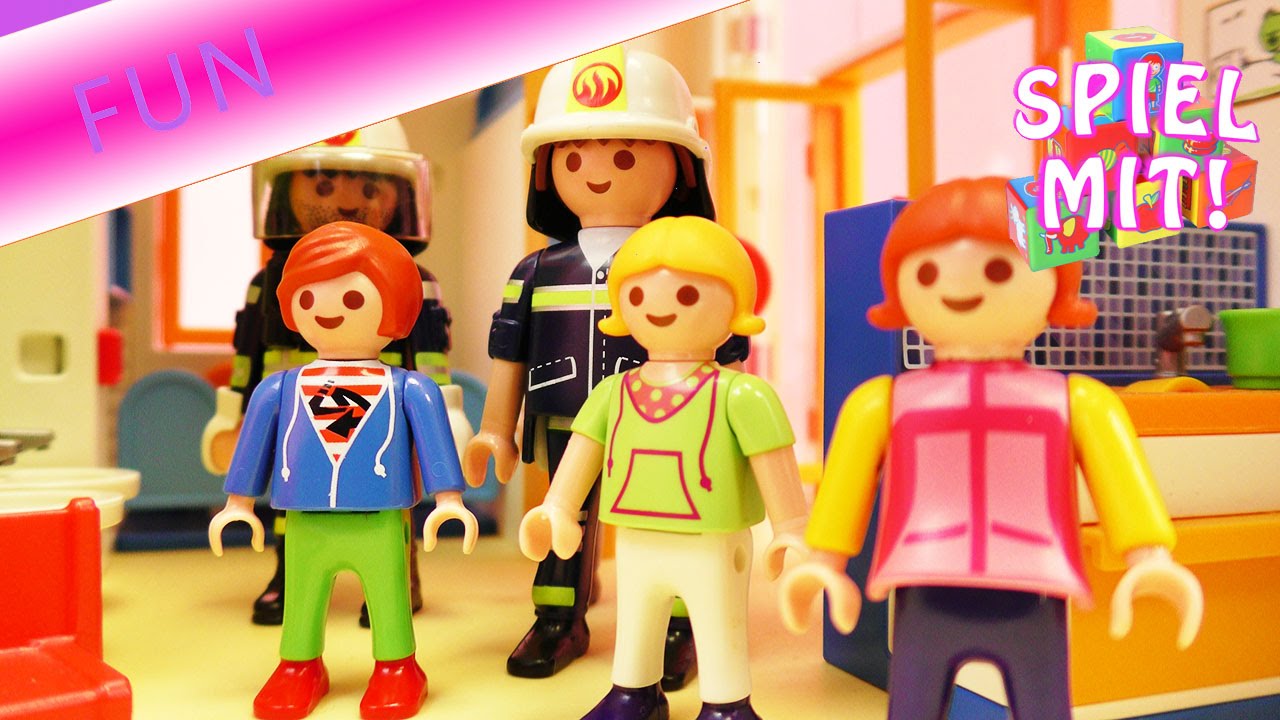 Playmobil Film Deutsch - Feueralarm in der Kita - Sarah, Julian und Mia machen Blödsinn!