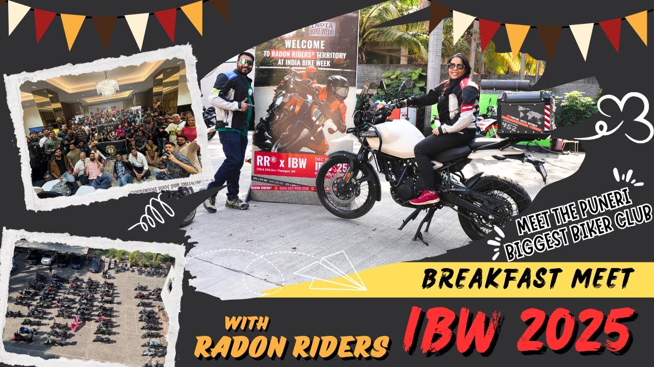 Breakfast Meet with Radon Riders - IBW 2025 | Pune's Biggest Biker Club