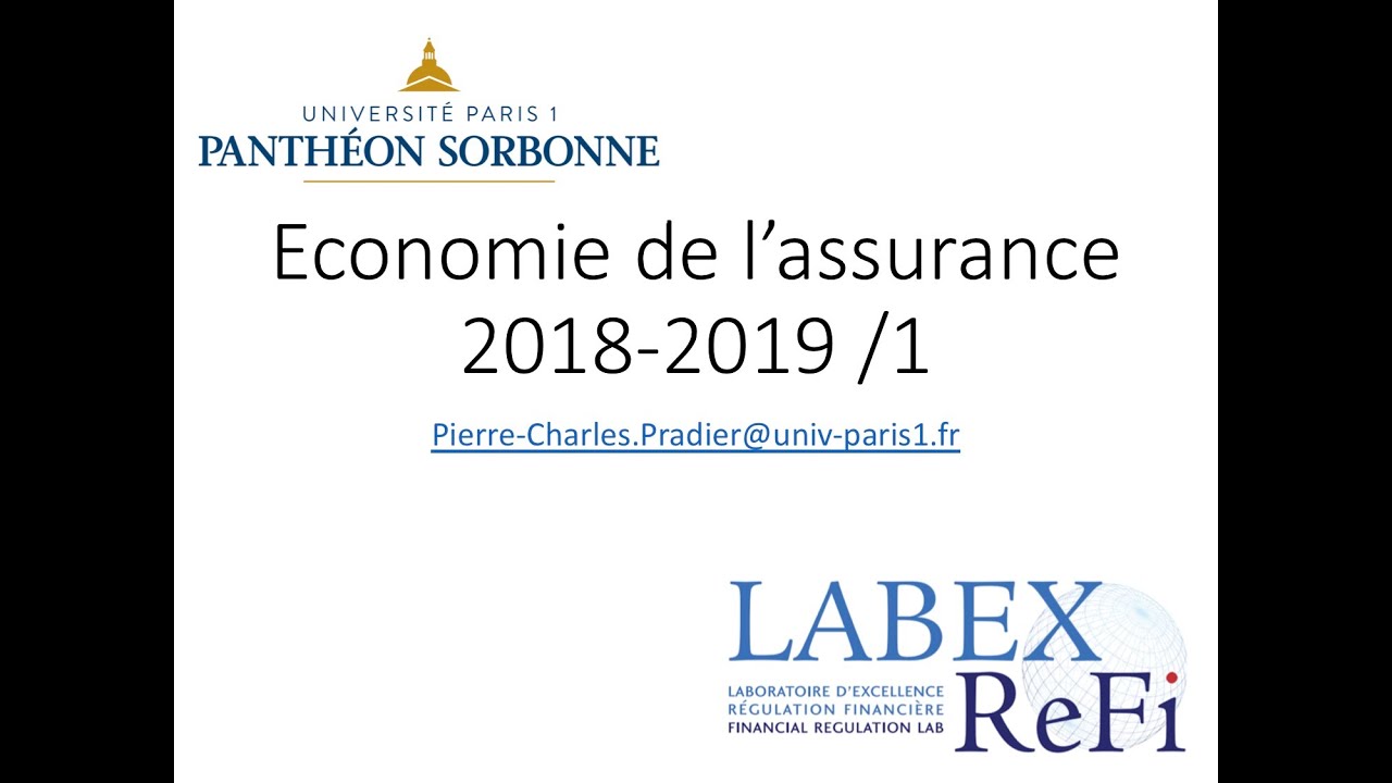 Economie de l'assurance 2019 - 1