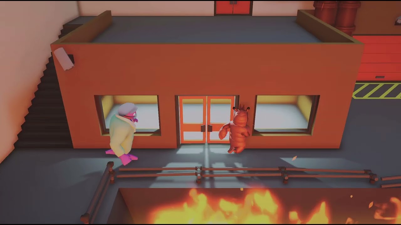 Gang Beasts Dach & Verbrennungsofen Funny Moments