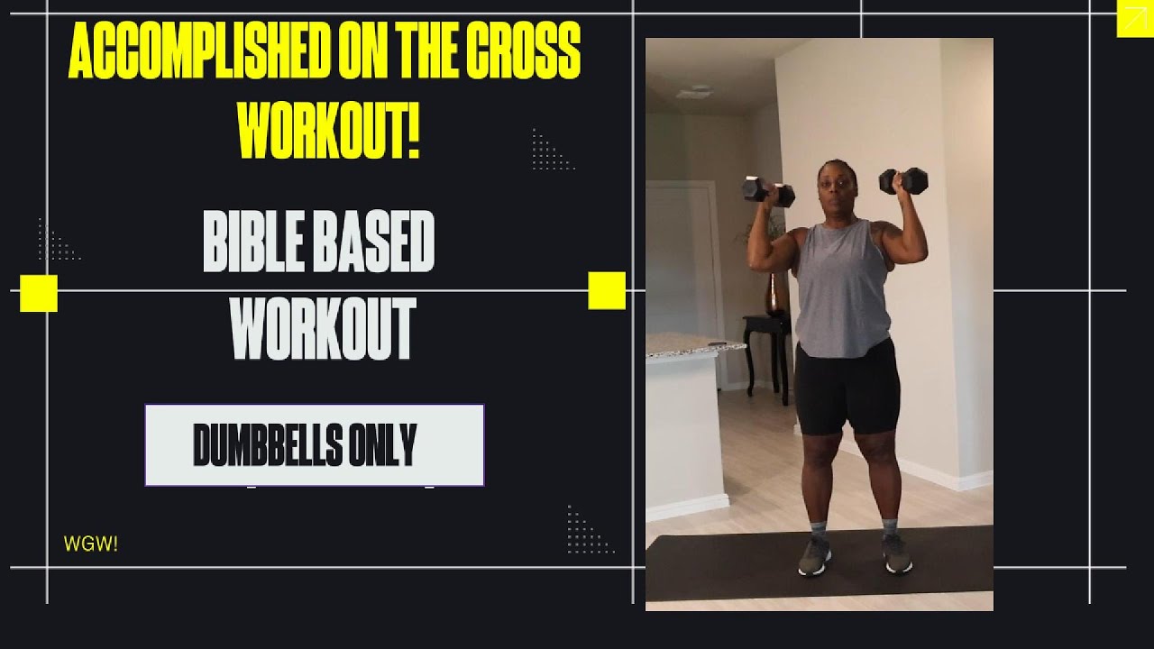Accomplished on the cross workout!