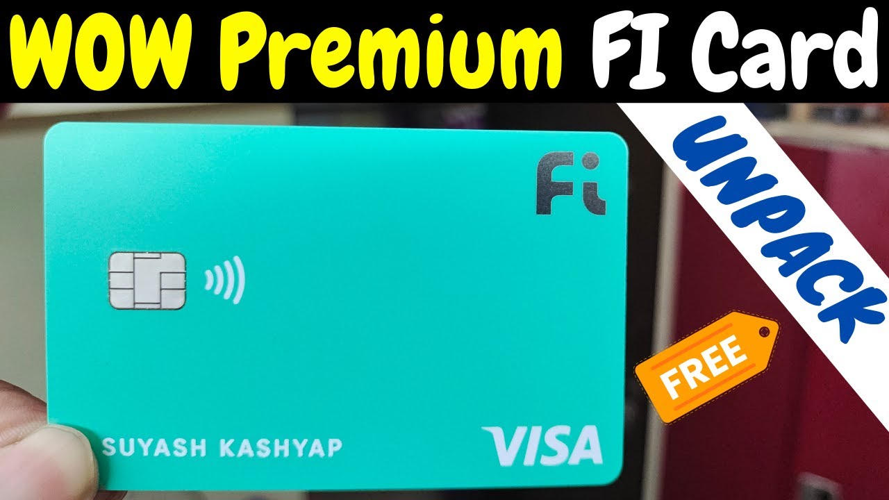 Fi Money Debit Card Unboxing | Life Time Free Fi Bank Debit Card - Fedral Bank