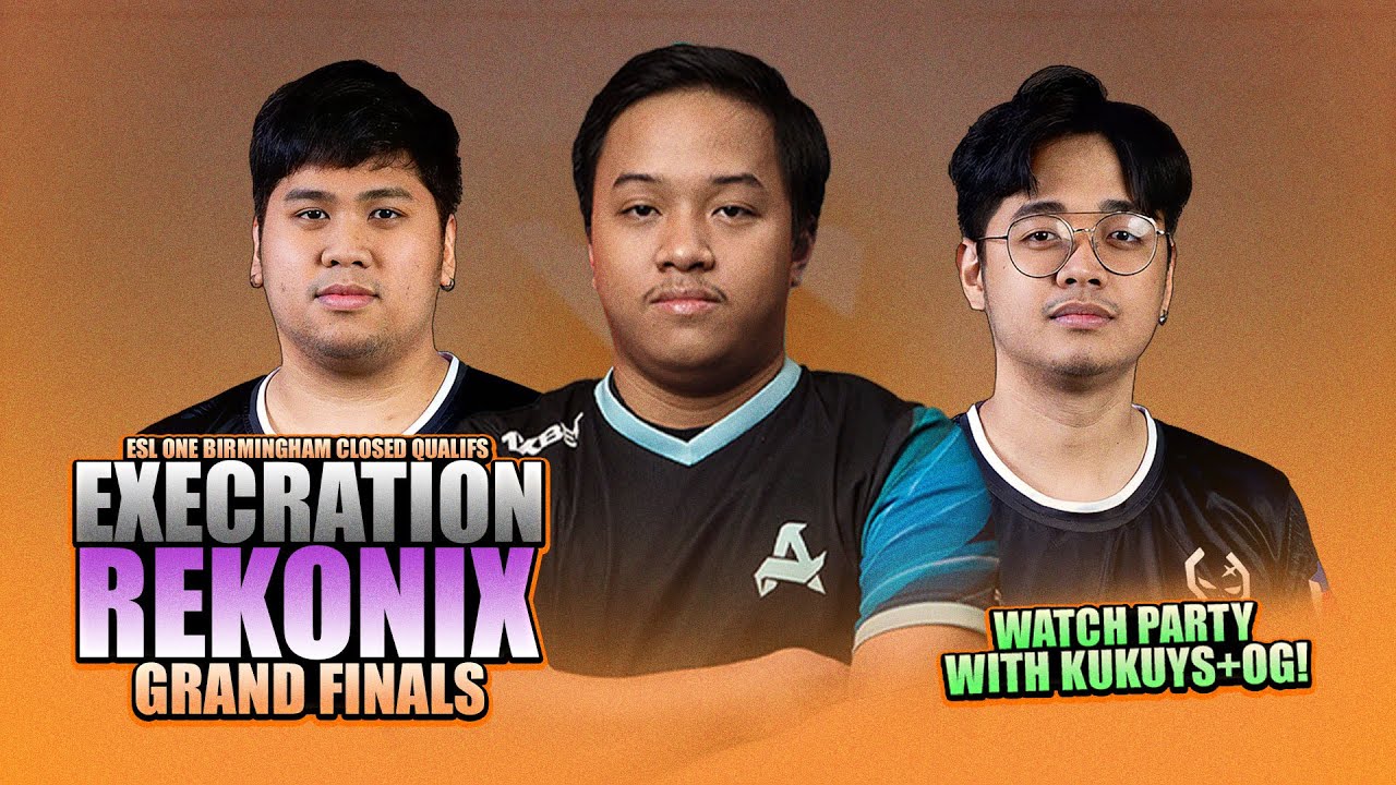 EXECRATION VS REKONIX GRAND FINALS - WATCH PARTY WITH KUKUYS + OG - DREAMLEAGUE S28 SEA QUALIFS