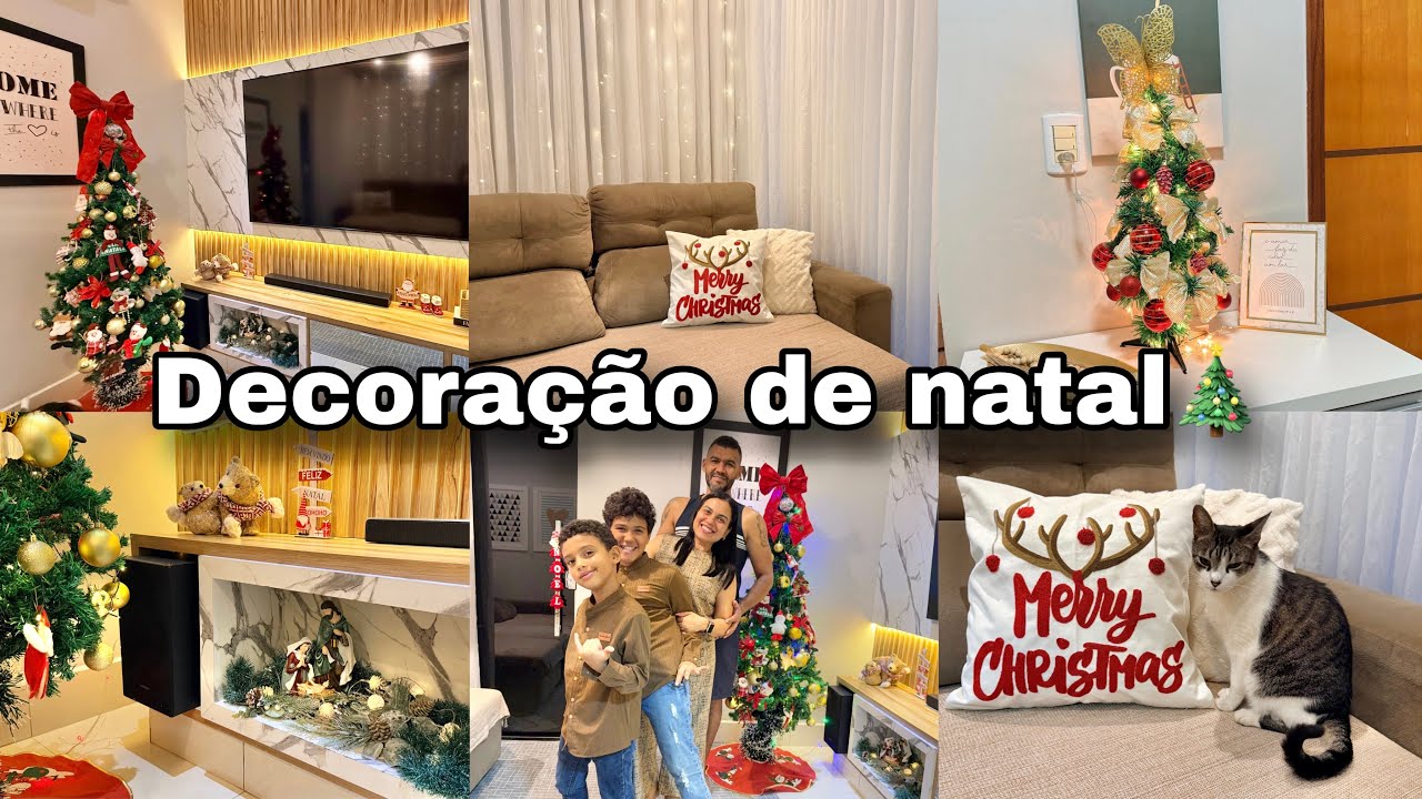 NOSSA DECORAÇÃO DE NATAL 2025🎄MONTAMOS DUAS ÁRVORES 😍ficou linda: Glaucia Moura 