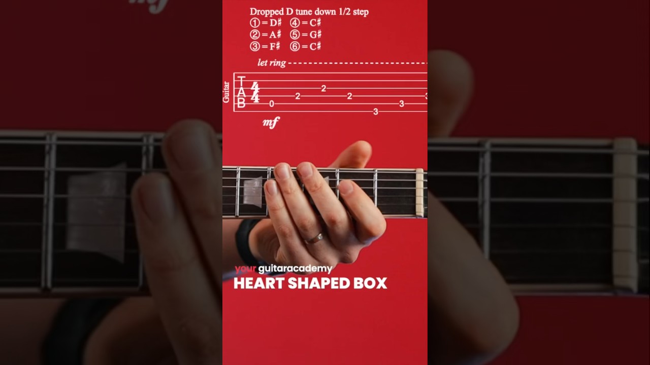 Heart Shaped Box&nbsp;- Nirvana #guitarlesson