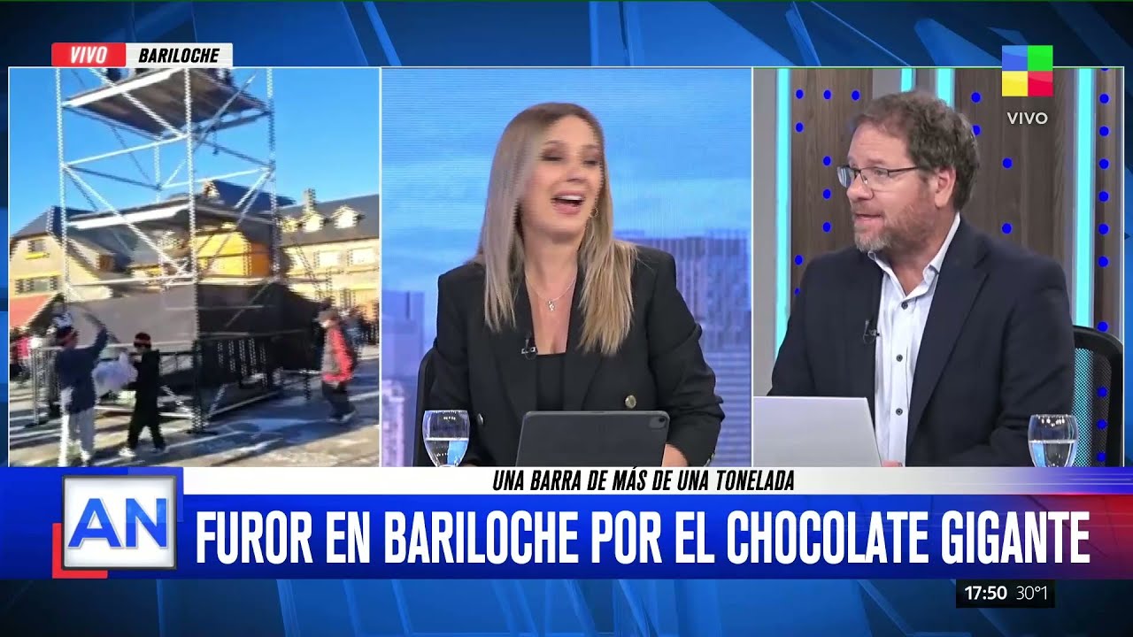 🍫BARILOCHE: LA BARRA DE CHOCOLATE M&Aacute;S LARGA DEL MUNDO