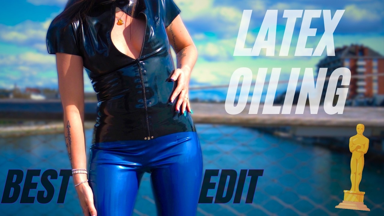 Electric Blue Latex &ndash; Cinematic Oiling & Graphic Edits 🎬
