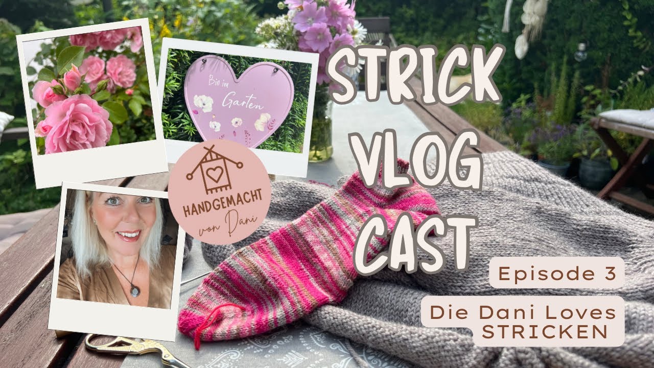 StrickVlogCast Episode 3 #strickpodcast , GEWINNSPIEL 1000 Abonnenten ❤️, Strickdate, neue Wolle