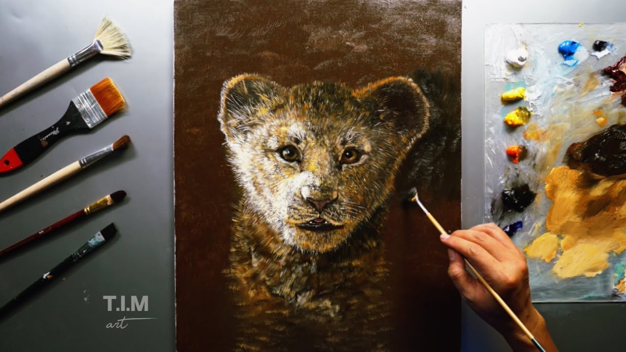 Drawing Simba —The Lion King — T.I.M Art