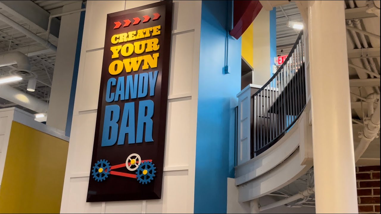 Hershey's Chocolate World make your own candy bar experience, Hershey PA