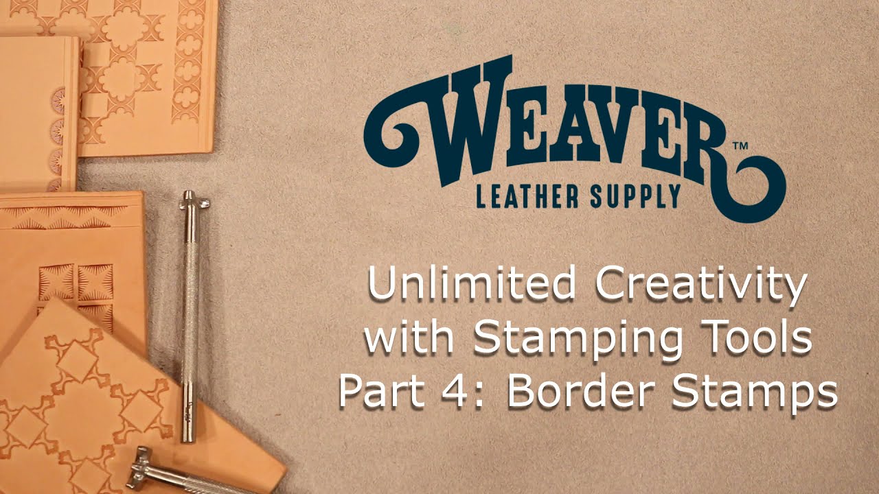 Leather Stamping Tools, Segment 4, Border Stamps