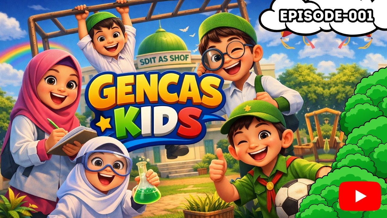 GENCAS KIDS EPS.01 - Menikmati hangat mentari pagi dari rooftop sekolah