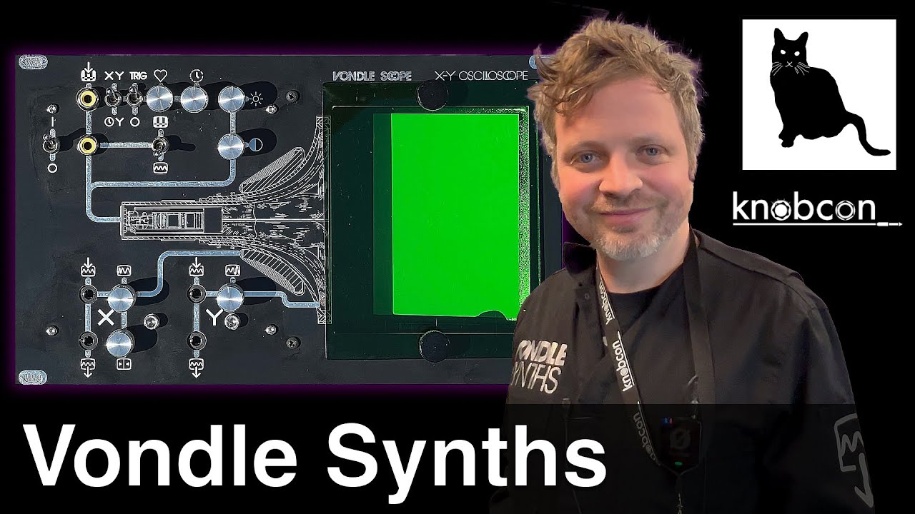 A real analog oscilloscope in a Eurorack module! #knobcon