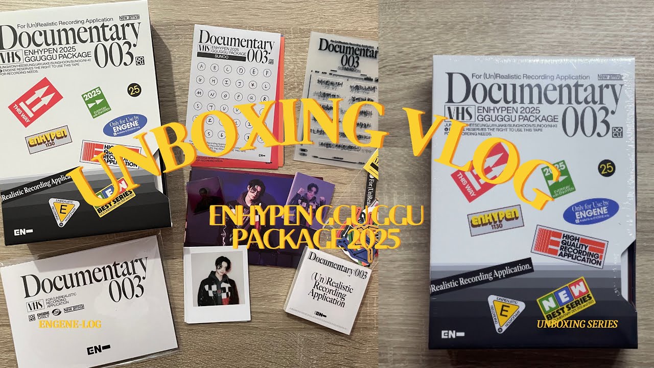 UNBOXING ENHYPEN 2025 GGUGGU PACKAGE 📦