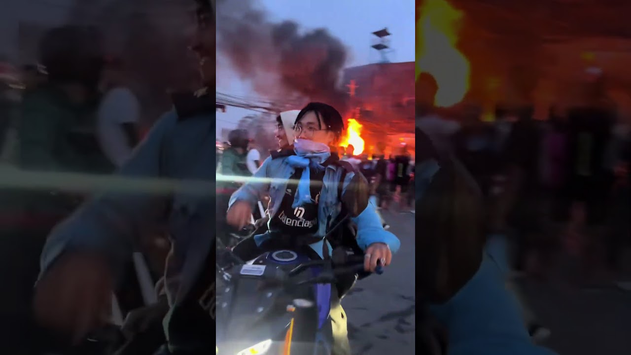 Funny moments captured during protests of genz Nepal #protest #genz #nepal
