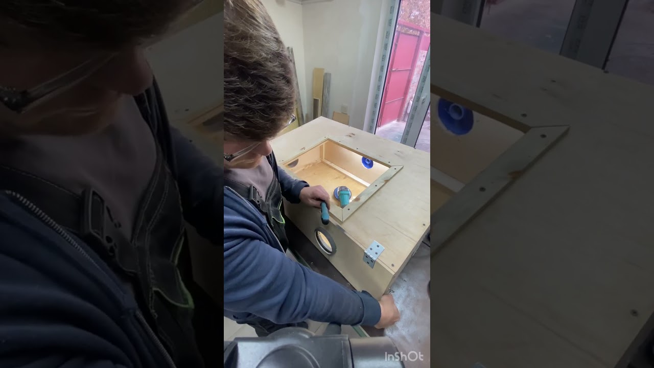 Короб для зачистки профиля