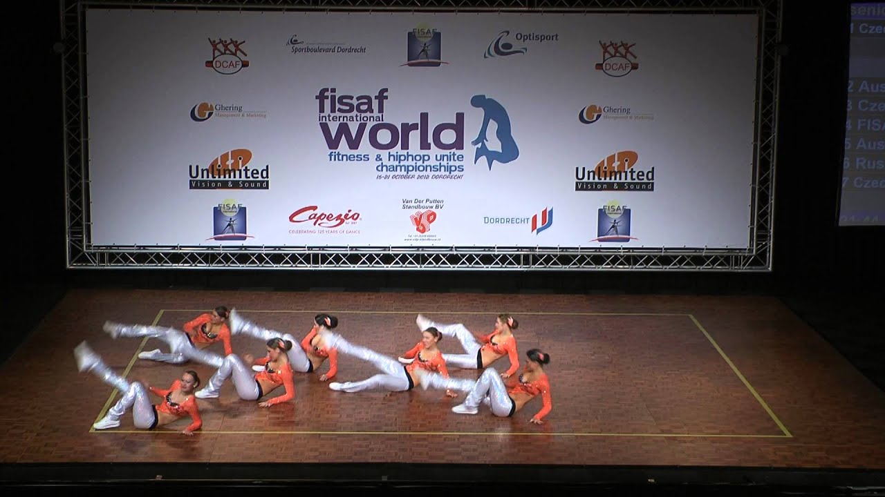 Fitness Center B&aacute;ry a Hanky &Scaron;ulcov&eacute; - senior aerobic - FISAF World Championships 2012