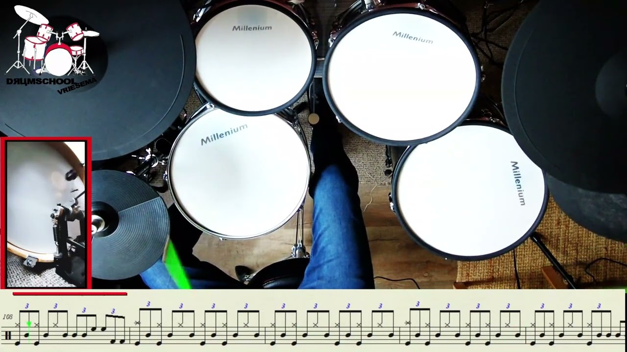 Wolfmother - Joker And The Thief Drum Cover, Drum Karaoke, Sheet Music, Lessons, Tutorial