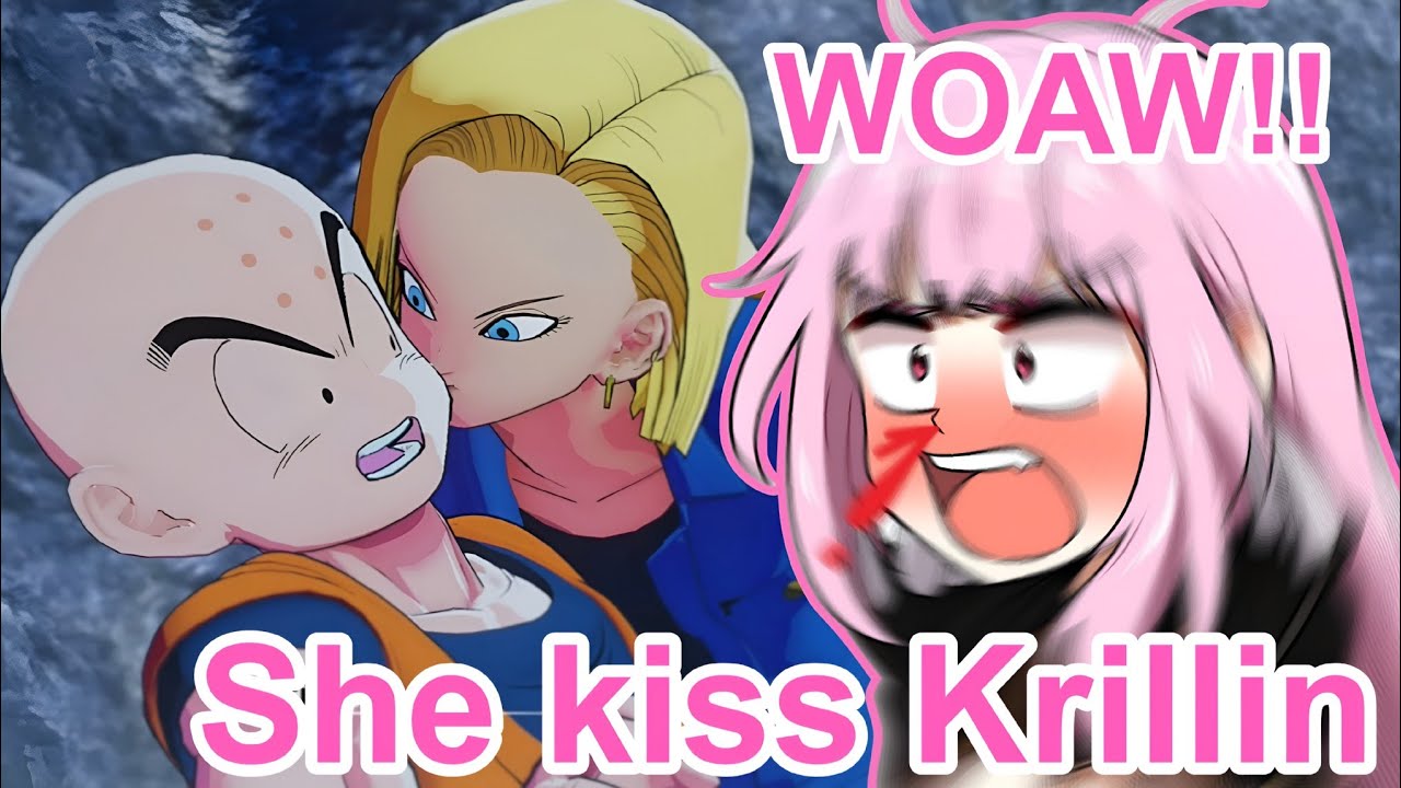 ДИКАЯ реакция Калли на поцелуй Криллина в Android 18!
