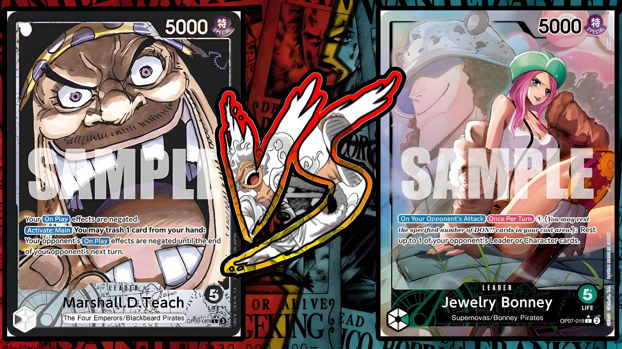 BlackBeard VS Bonney | One Piece TCG | OP10 Tournament Gameplay