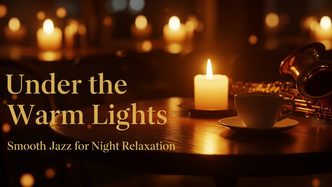 Under the Warm Lights 🕯️ Smooth Jazz Café Lounge 🌙 | Relaxing Swing Music for Night Focus & Calm