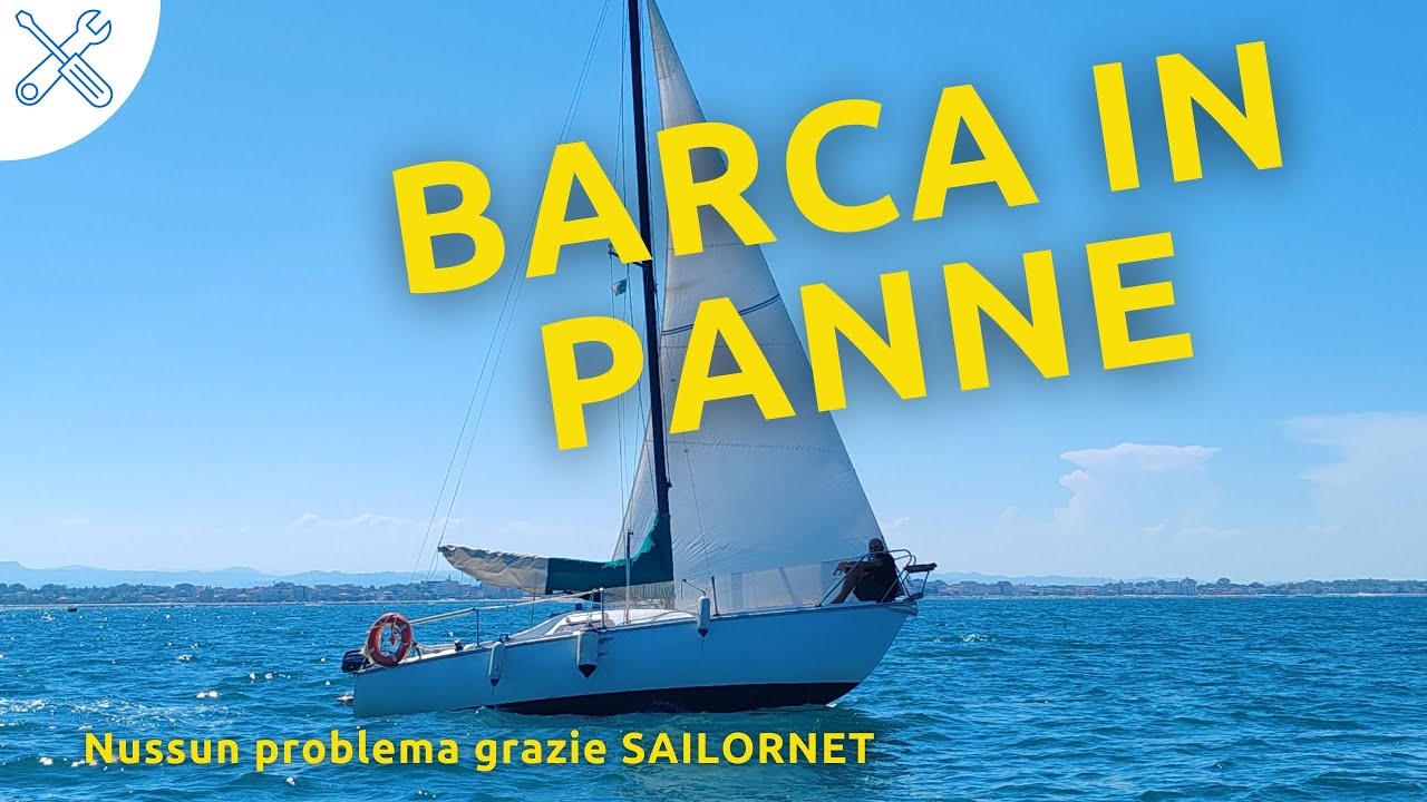 HO ROTTO IL TIMONE. Barca in panne, ma nessun problema grazie a Sailornet