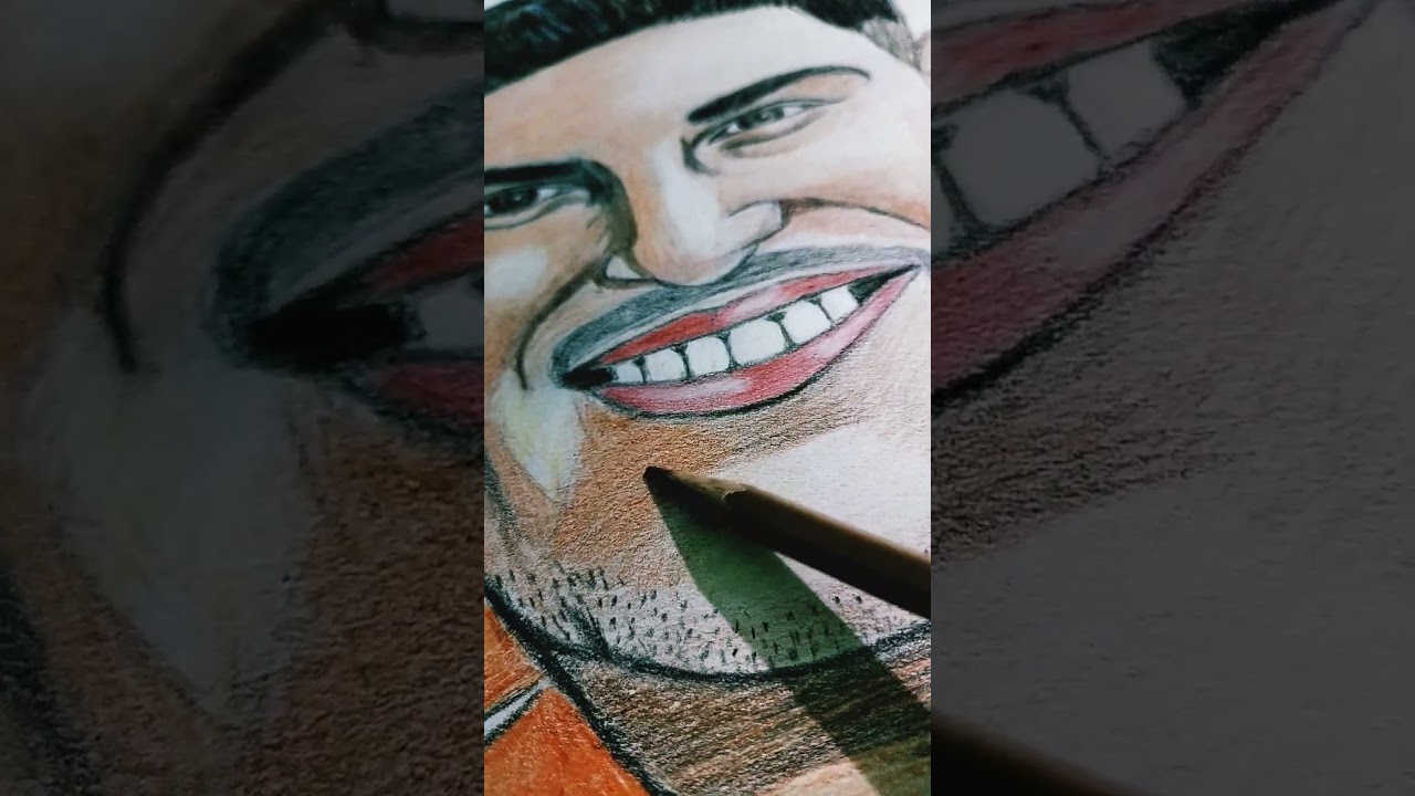 Shubhman gill sketch #shorts #trending #art #like #shubmangill #cricket #story